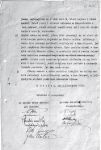 Protokół z posiedzenia przedstawicieli RNKC i ZNV w sprawie podziału wpływów polskich i czeskich w poszczególnych częściach Księstwa Cieszyńskiego z 2 XI 1918 w Orłowej z podpisami uczestników